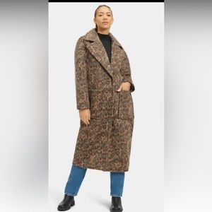Ugg Hattie Long Oversized Coat Novelty